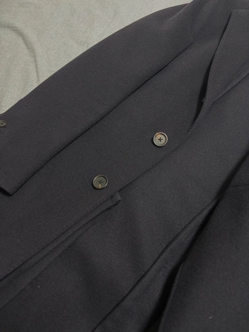 LARDINI ラルディーニ チェスターコート 42 ネイビー【k ryo様用】