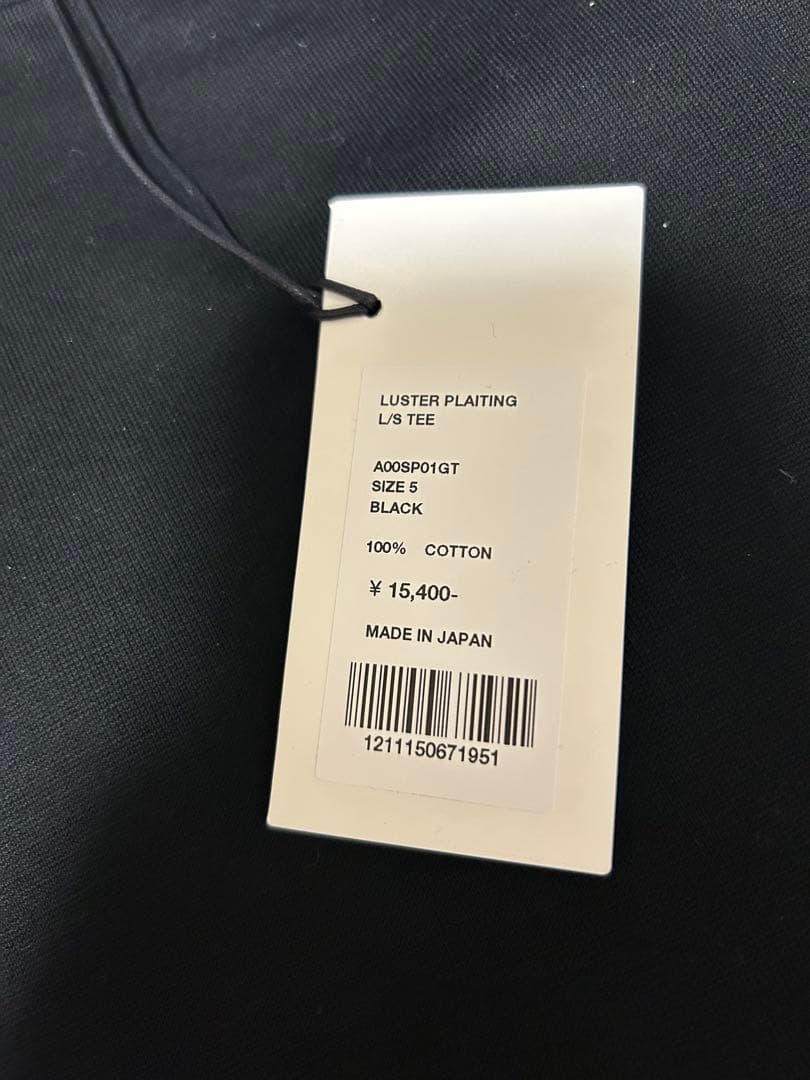 【新品未使用】AURALEE LUSTER PLANTING L/S TEE 5