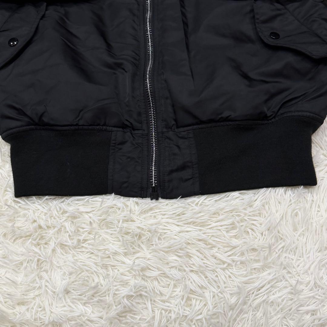 1791　アルファインダストリーズ　MA-1フライトジャケット　XLサイズ　黒