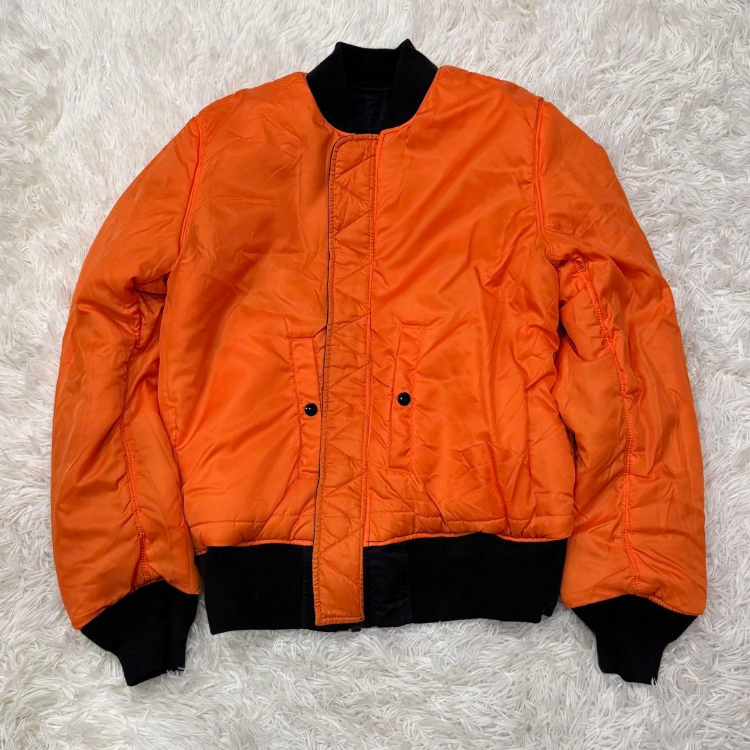 1791　アルファインダストリーズ　MA-1フライトジャケット　XLサイズ　黒