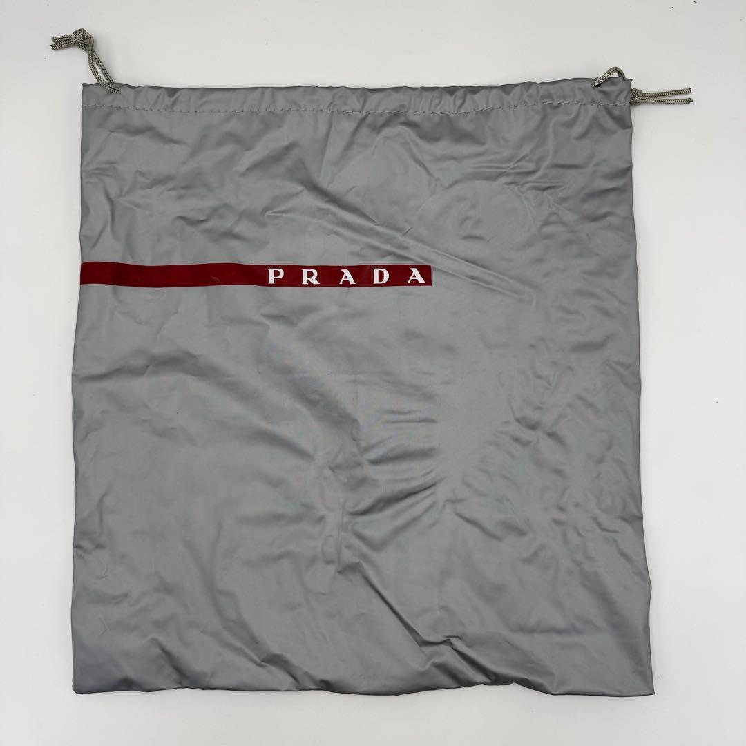 美品　プラダスポーツ　メンズ　クロスサンダル　ロゴ　ベルト