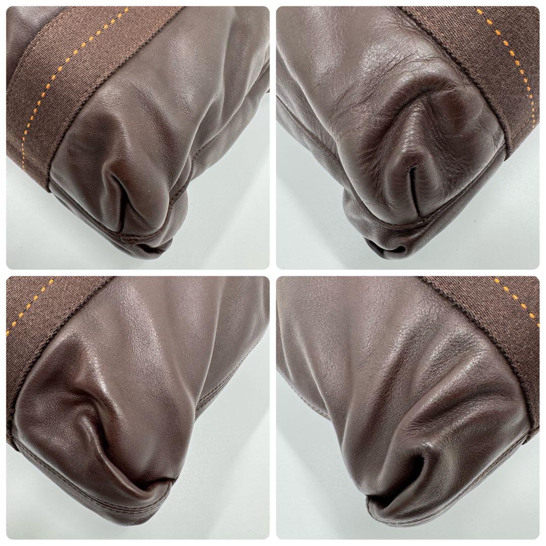 エルメス キャラバンオリゾンタルPM ヴォーデルマ レザー トートバッグ 肩掛け