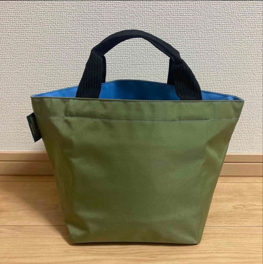 極美品◉エルベシャプリエ◉1027N◉ナイロン舟型トートM◉ロケット×バレンヌ