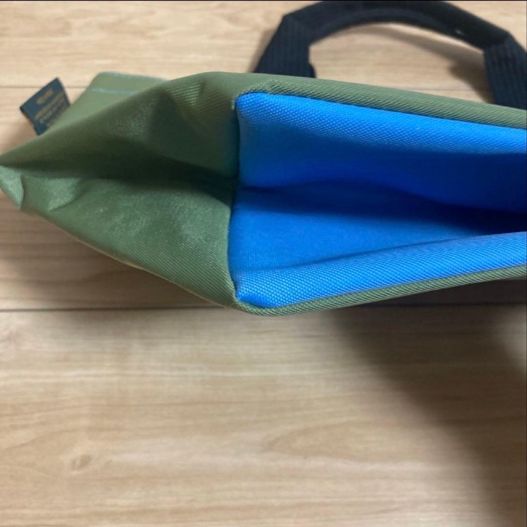 極美品◉エルベシャプリエ◉1027N◉ナイロン舟型トートM◉ロケット×バレンヌ