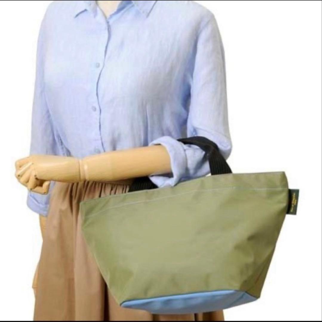 極美品◉エルベシャプリエ◉1027N◉ナイロン舟型トートM◉ロケット×バレンヌ