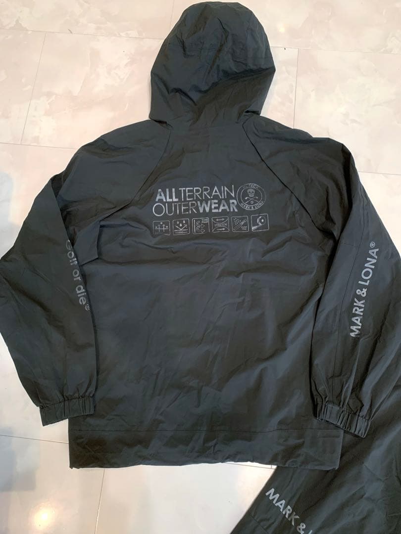 新品未使用 MARK&LONA レインウェア　48 セットアップ　ストレッチ