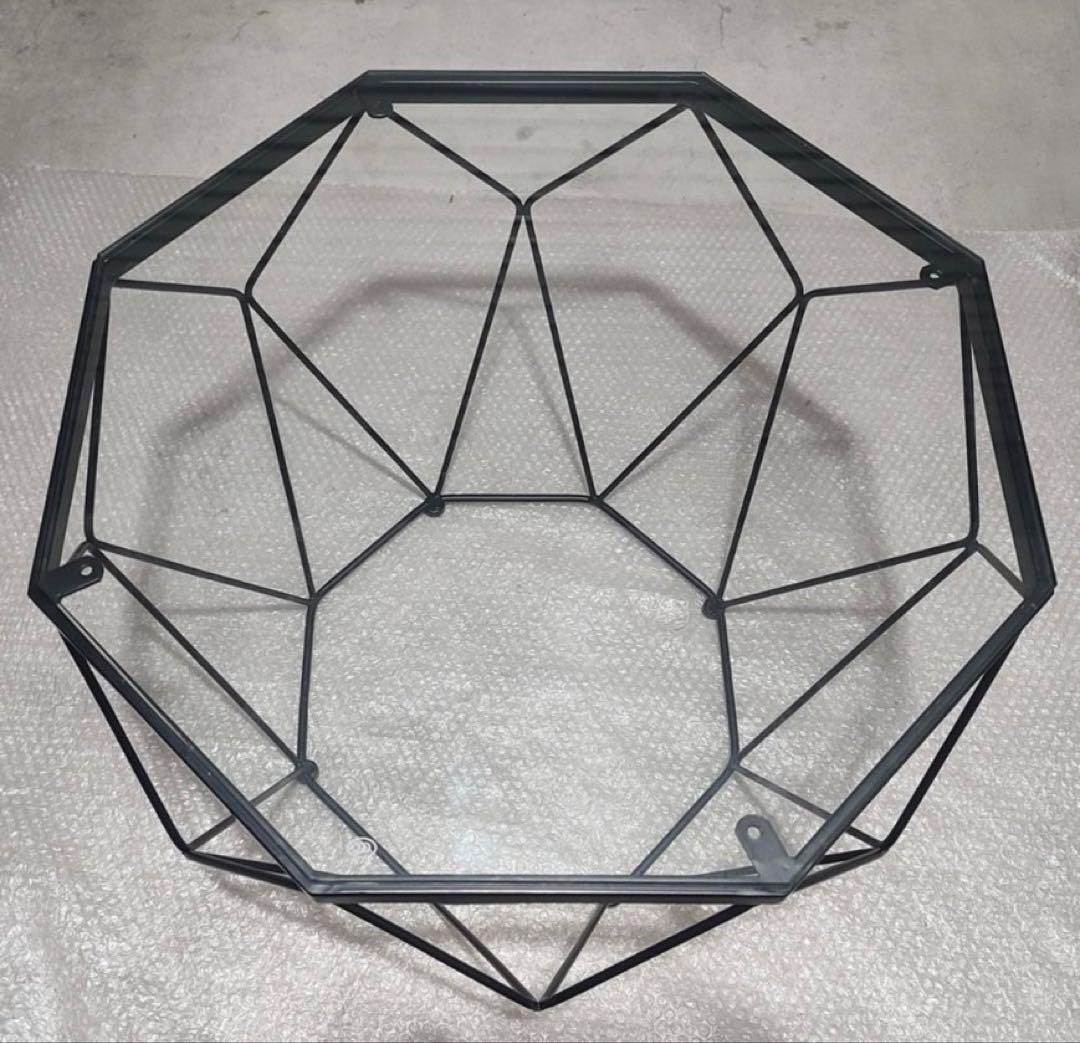 7610様_10/17購入予定 ジオメトリックデザイン 八角形ガラステーブル