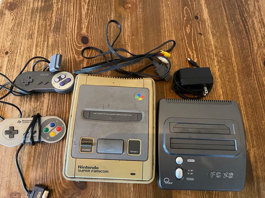スーパーファミコン FCX2 本体  ソフトSF8本 FC21本 ファミコン本体
