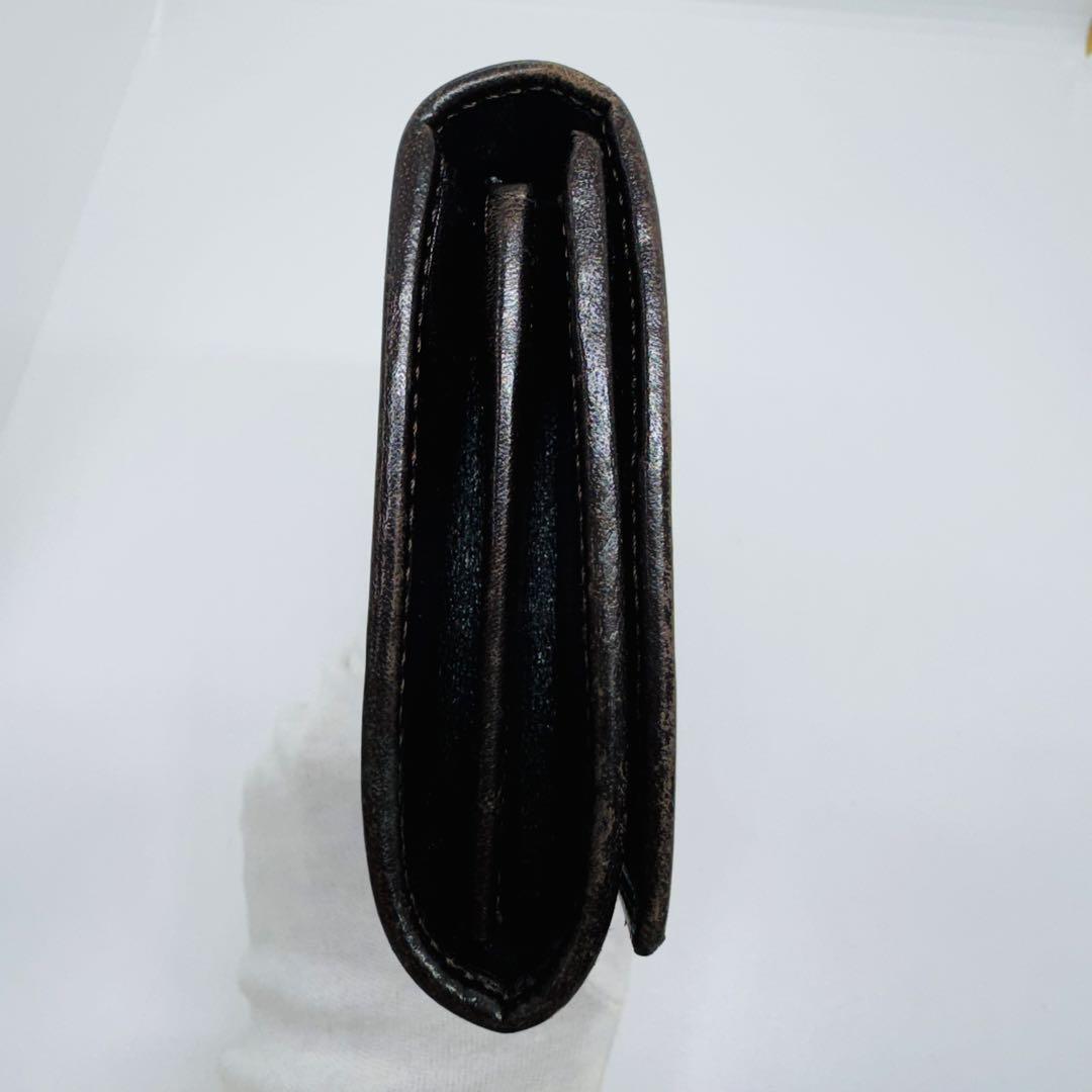 ✨FENDI✨フェンディ✨ズッカ柄✨FFロゴ✨ブラウン✨二つ折り財布✨