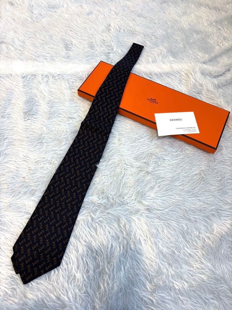 【箱付き】HERMES エルメス　ネクタイ　美品
