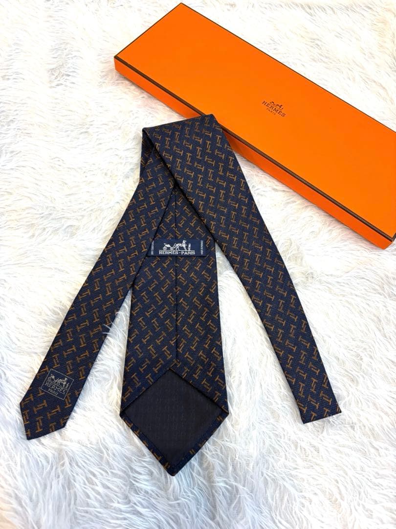 【箱付き】HERMES エルメス　ネクタイ　美品