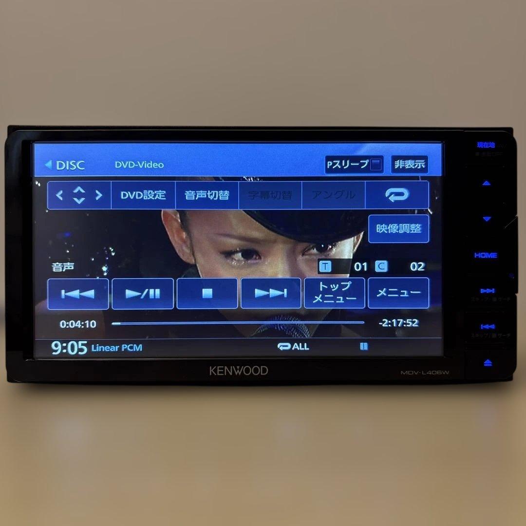 2025年秋最新地図更新済ケンウッド彩速ナビMDV-L406W新品バッカメラ付