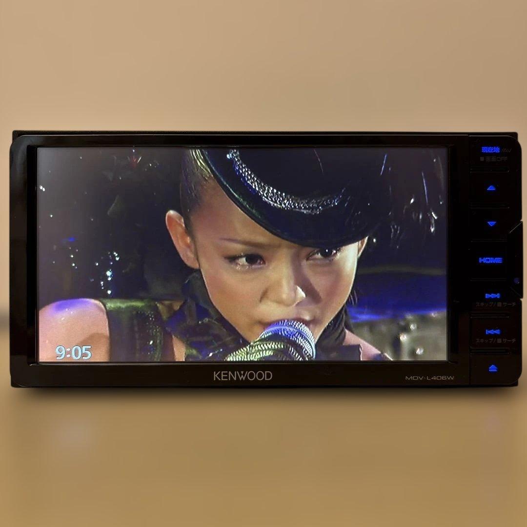 2025年秋最新地図更新済ケンウッド彩速ナビMDV-L406W新品バッカメラ付