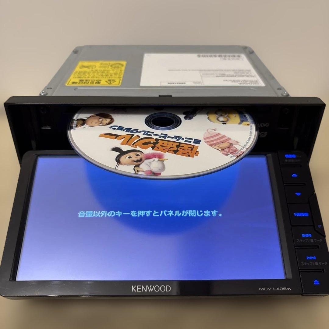2025年秋最新地図更新済ケンウッド彩速ナビMDV-L406W新品バッカメラ付