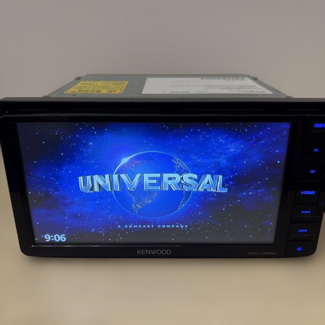 2025年秋最新地図更新済ケンウッド彩速ナビMDV-L406W新品バッカメラ付