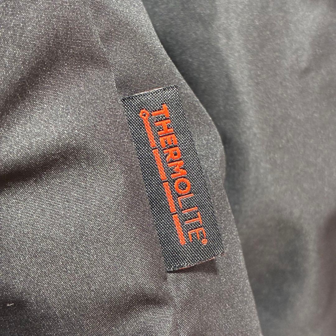 V12 ゴルフ リバーシブル 中綿ベスト ブラック 星柄 サーモライト メンズL