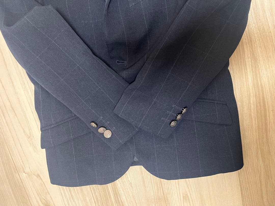 【美品】EAST BOY フォーマルスーツ ネイビー 130 卒園式 入学式