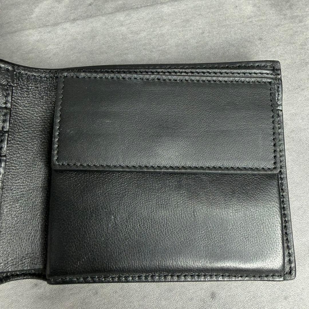 【極美品・RFID搭載】サンローラン クロコ型押し 折り財布 YSL タイニー