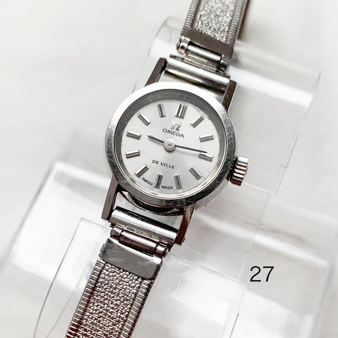 【稼働品】オメガ　レディースウォッチ　27