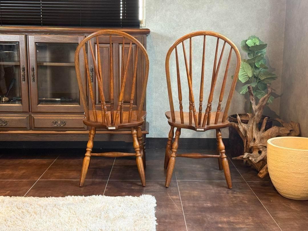 柏木工　KASHIWA ダイニング　フープバックチェア　ヴィンテージ　ISG