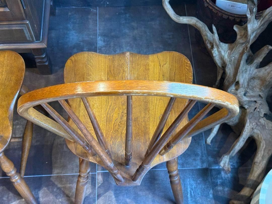 柏木工　KASHIWA ダイニング　フープバックチェア　ヴィンテージ　ISG