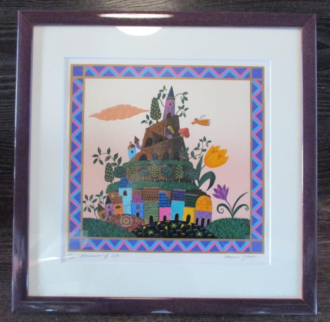 小澤摩純◎マウンテンオブライフ◎シルクスクリーン　200部限定　サイン入り