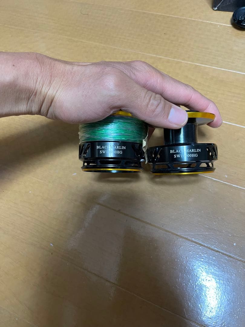 LUREKILLER リールSW10000HG, 2カップ、4号x350m