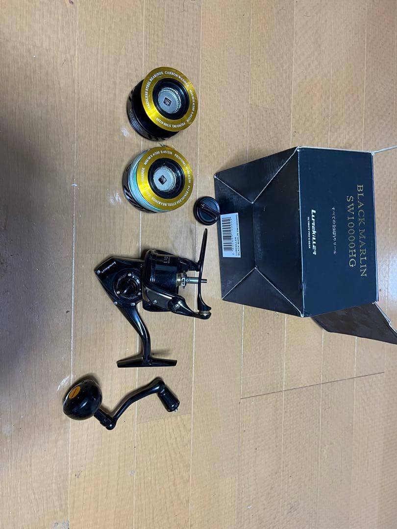 LUREKILLER リールSW10000HG, 2カップ、4号x350m