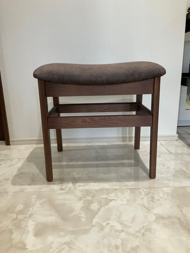 【新品】 高級スツール ブラウン