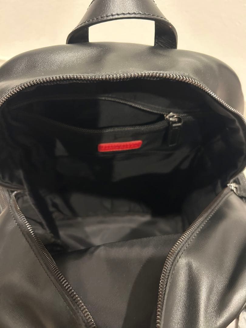 【新品・未使用】PORTA ROSSA ブラックバックパック 定価88000円