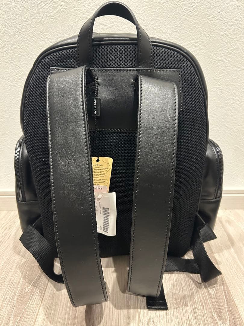 【新品・未使用】PORTA ROSSA ブラックバックパック 定価88000円
