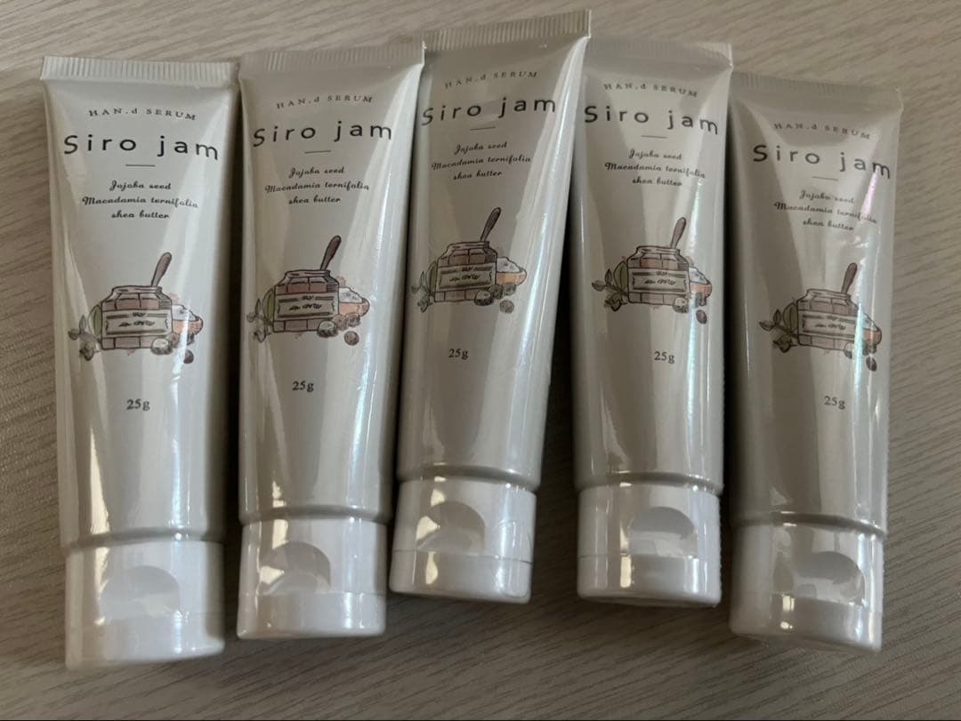 【新品】Siro jam ハンドクリーム 25g 5本セット（2.5万相当）