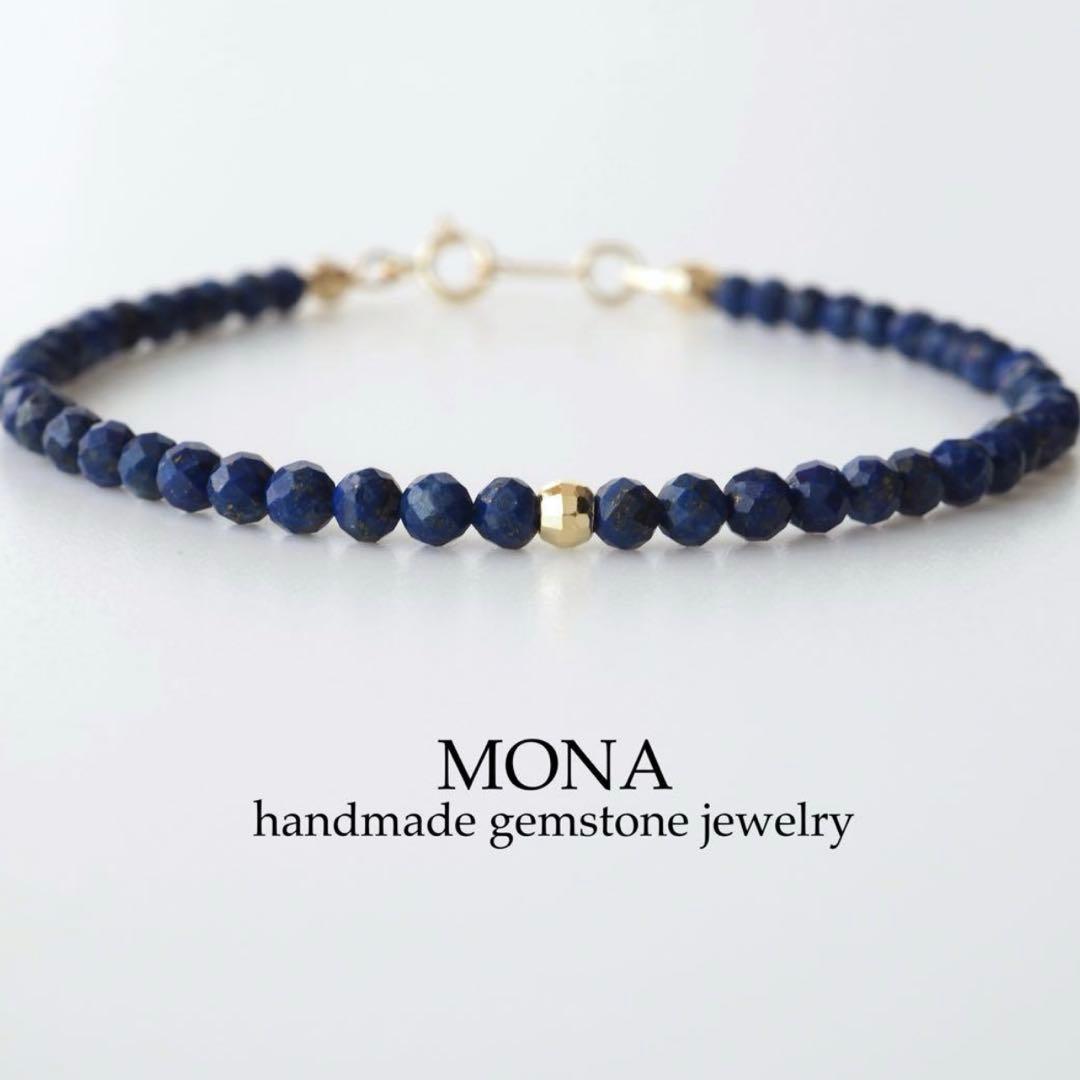 【ぽめ】天然レッドコーラル(珊瑚)のシンプルブレスレット