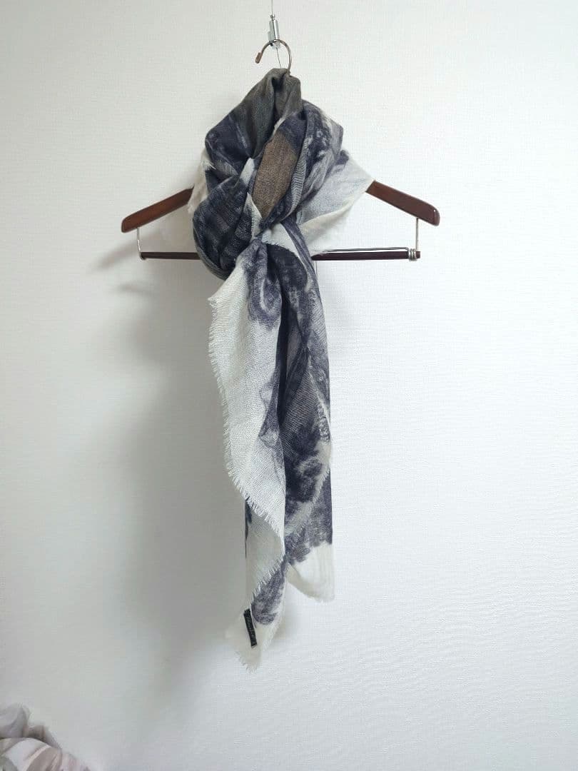 ファリエロ サルティ　Faliero Sarti　ストール　絵画　カシミヤ100