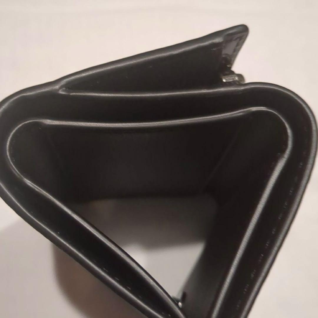 【未使用】COACH ブラック 三つ折り財布