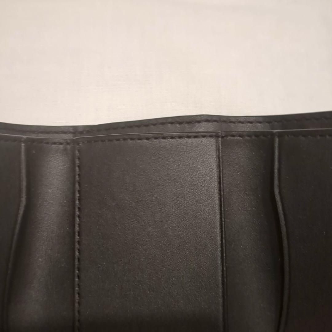 【未使用】COACH ブラック 三つ折り財布