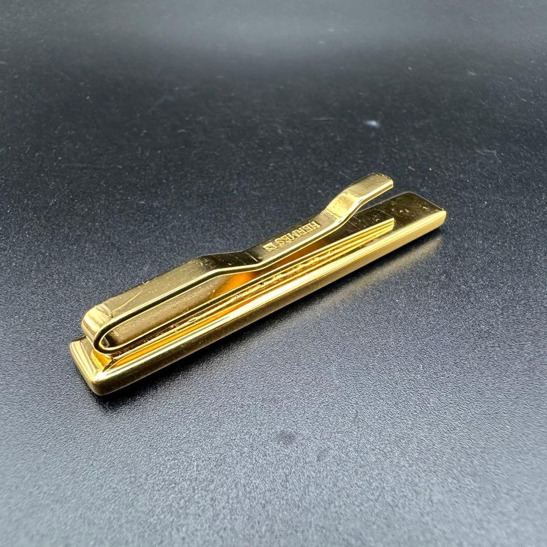 極美品✨　エルメス　ネクタイピン　エマイユ　七宝焼　ゴールド　069