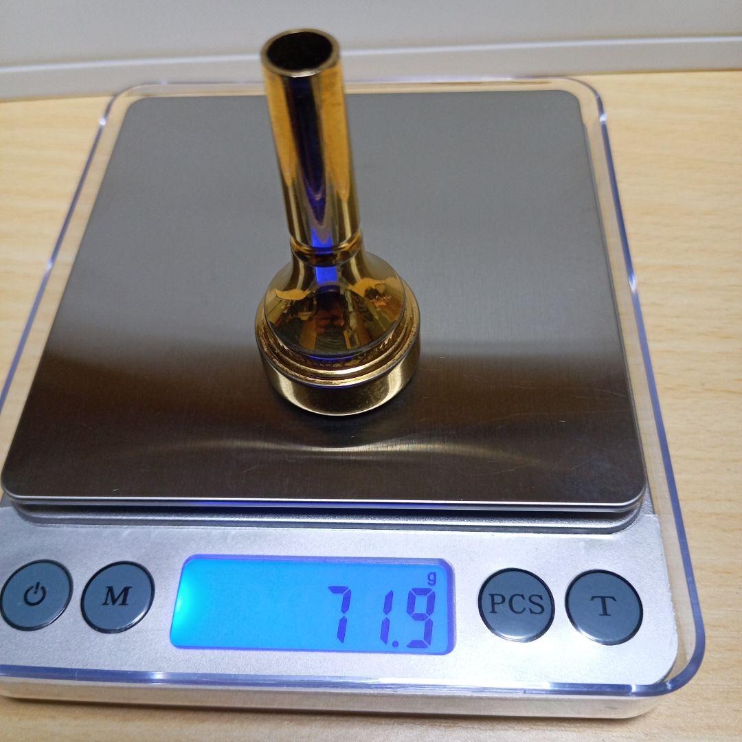 デニスウィック ショートコルネットマウスピース 2B 金メッキ