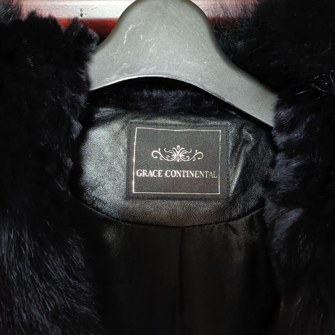 美品 GRACE CONTINENTAL レッキスFOX ファーコート