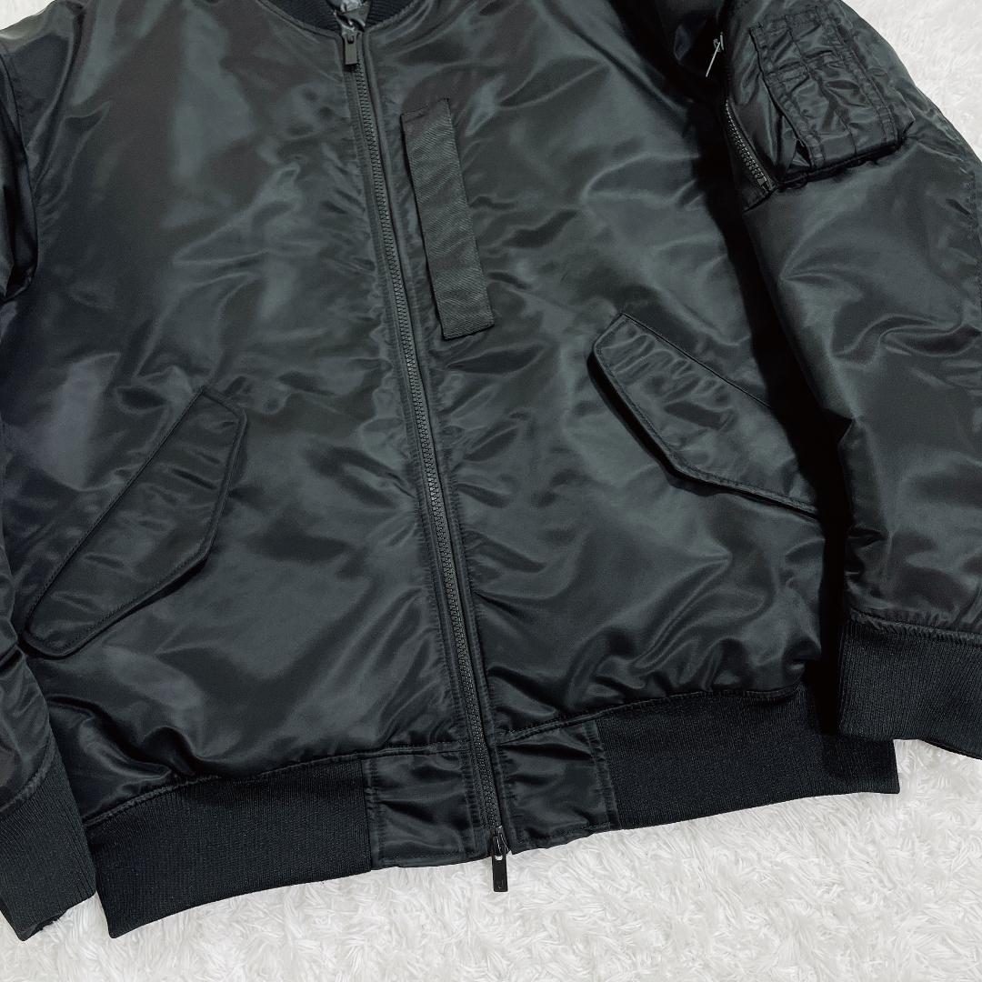 【美品】ユニクロ +J ハイブリッドダウンオーバーサイズMA-1ブルゾン XL