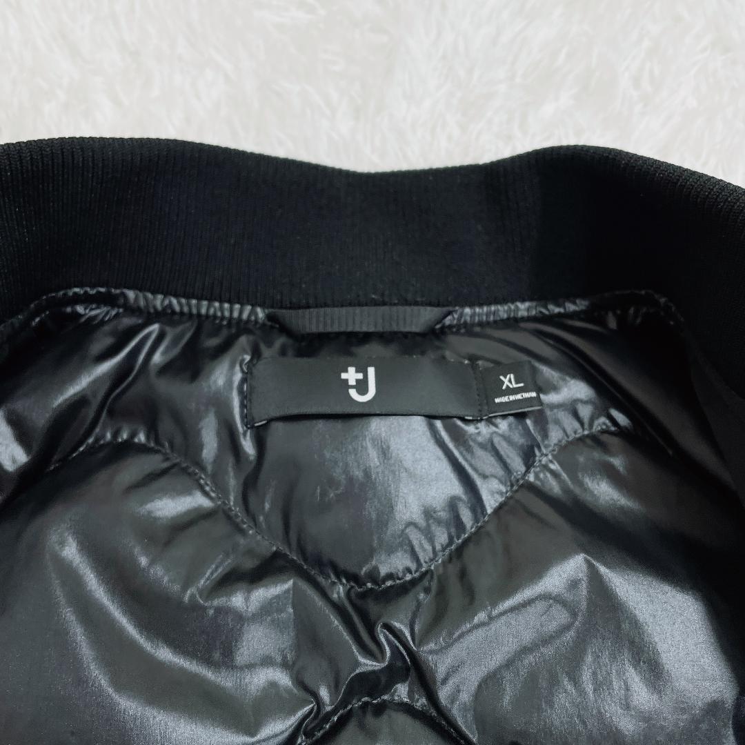 【美品】ユニクロ +J ハイブリッドダウンオーバーサイズMA-1ブルゾン XL