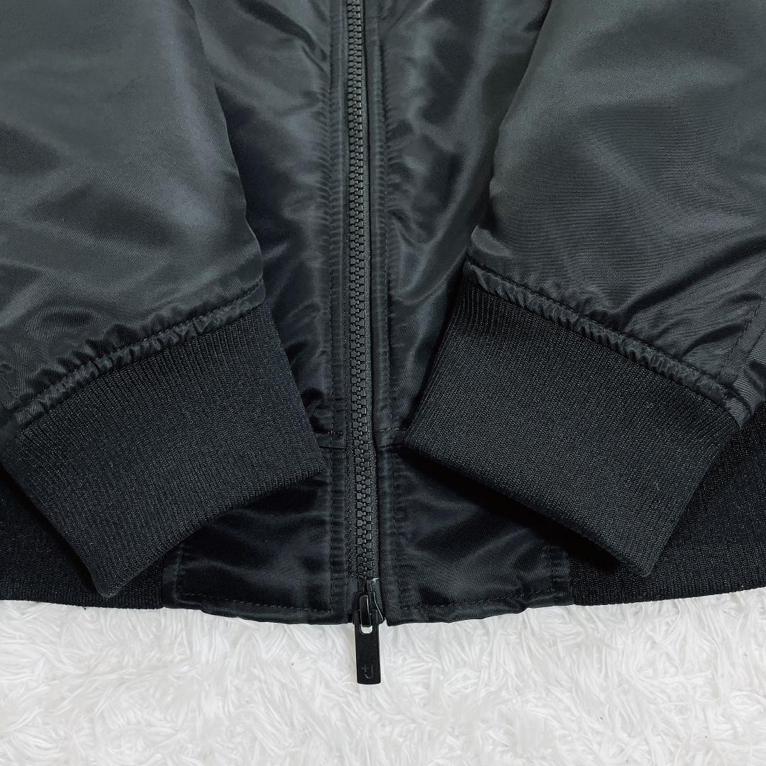 【美品】ユニクロ +J ハイブリッドダウンオーバーサイズMA-1ブルゾン XL