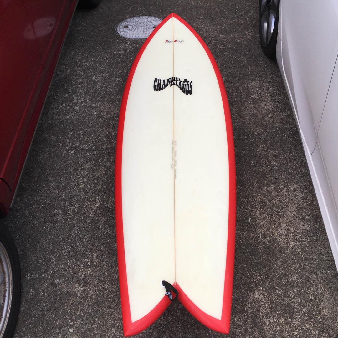 送料込み　サーフボード (チャンネルアイランド) 全長5.5 ソフトケース付き