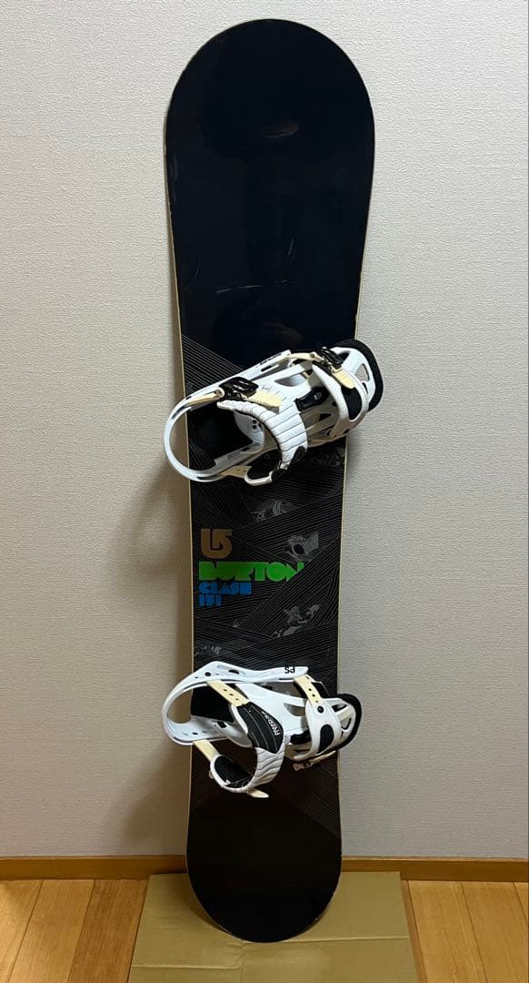 Burton crash 151センチ　スノーボードビンディングセット
