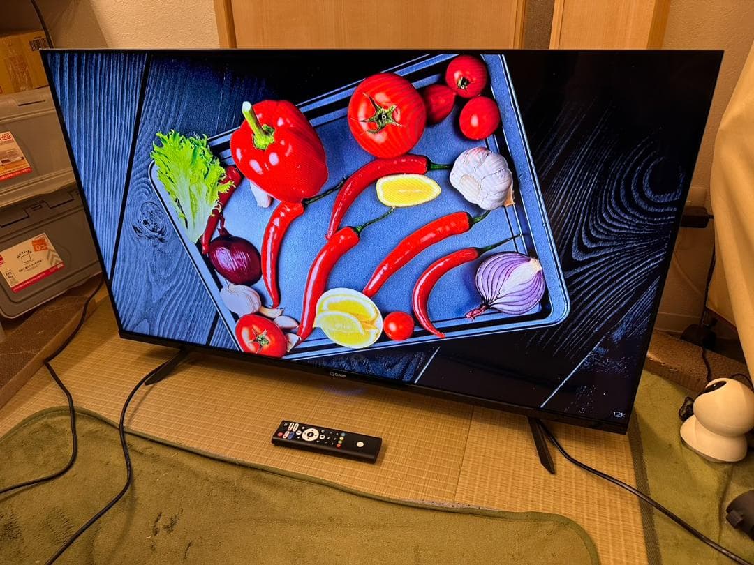 Qriom　40型　チューナーレステレビ　QRK-40TL2K　2025未使用近