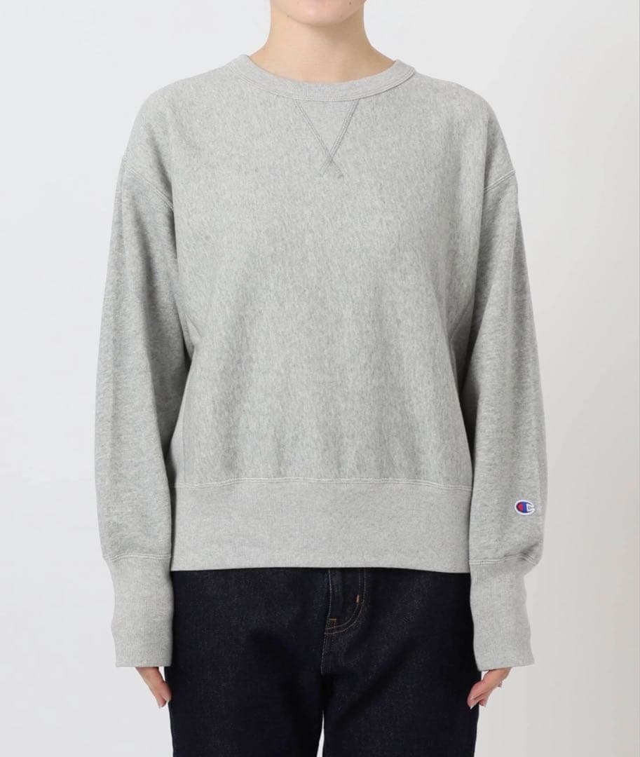 champion スローブイエナ別注　無地ガゼットスウェット