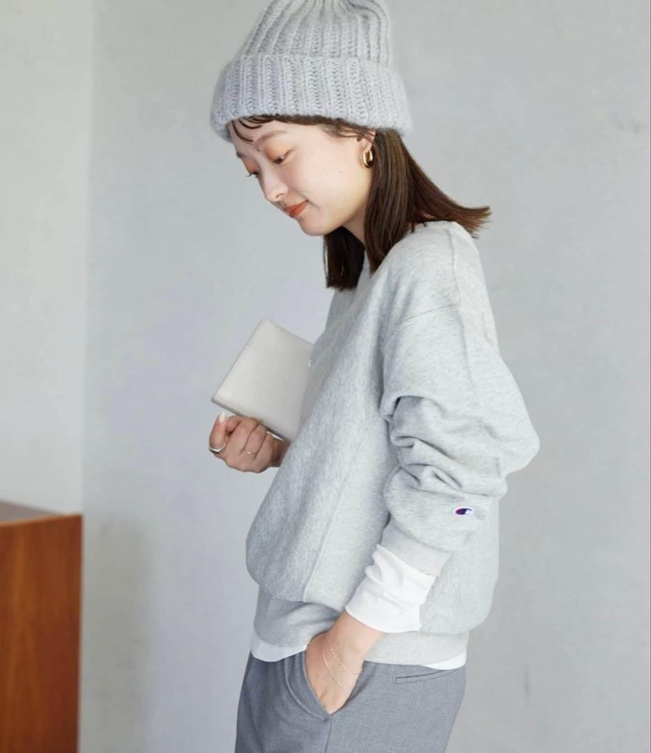 champion スローブイエナ別注　無地ガゼットスウェット