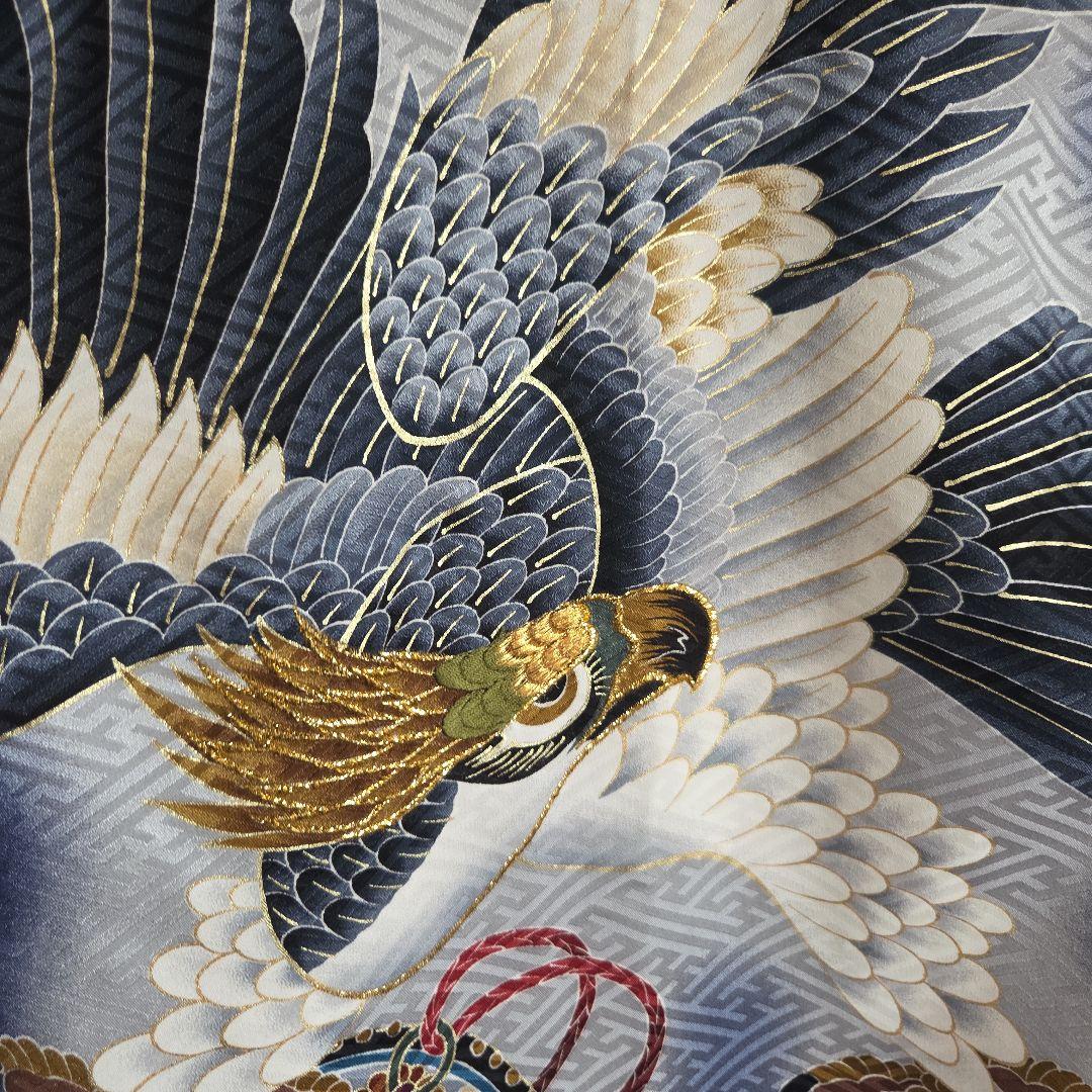 YUKI　　No44 男の子　お祝い着物　長襦袢付き　産着　七五三