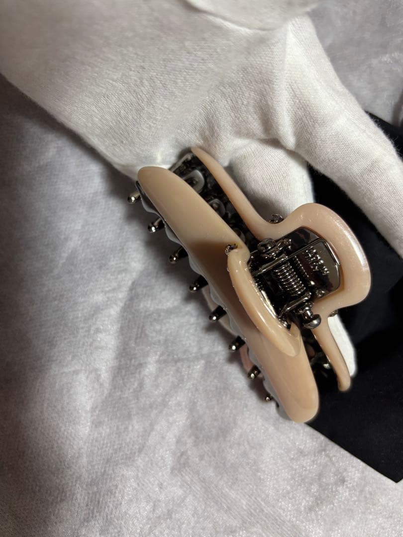 【極美品】アッカ　acca クリップ　大　L コラーナ　ミルクティー