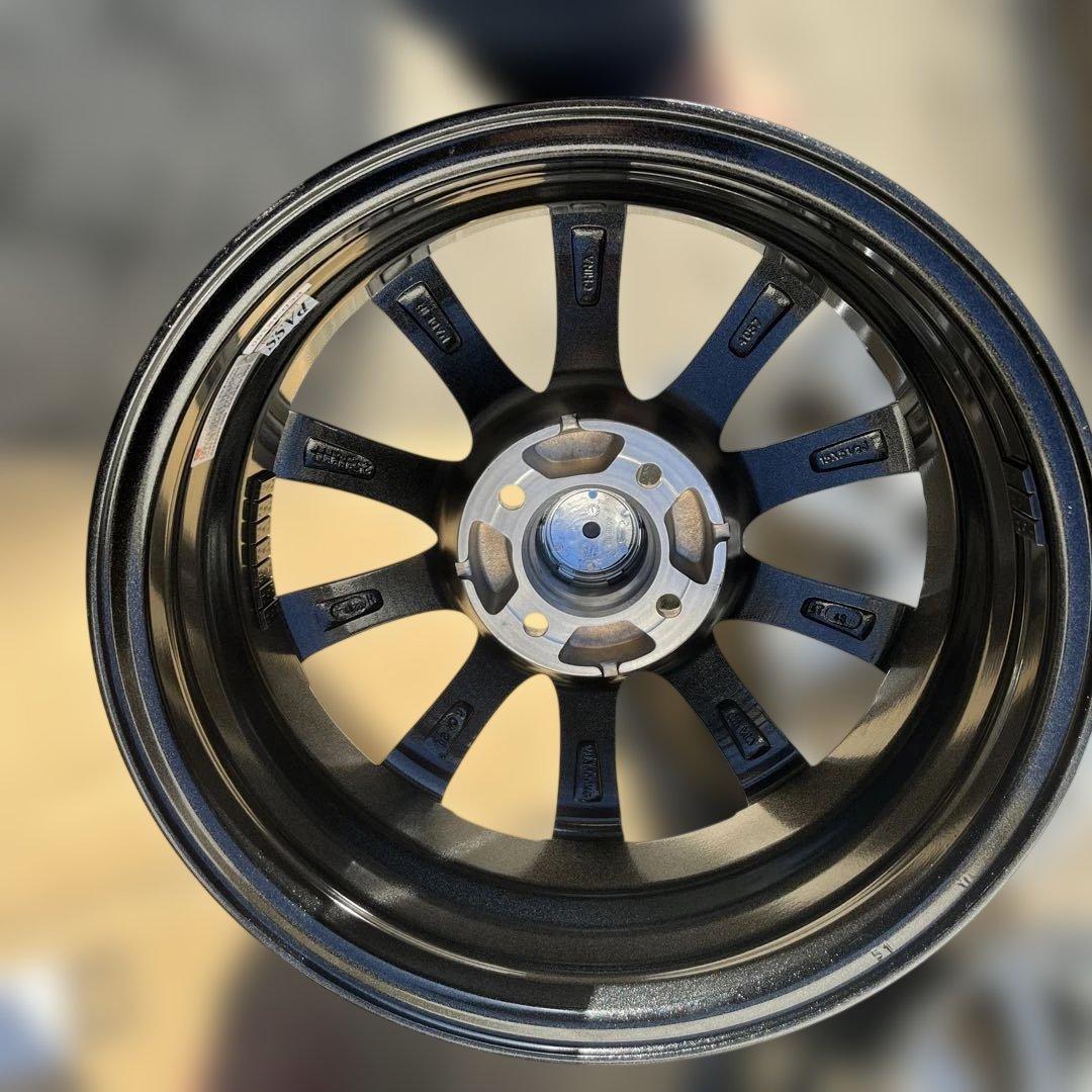 シルバー 15インチ ホイール 4X100 4穴　①